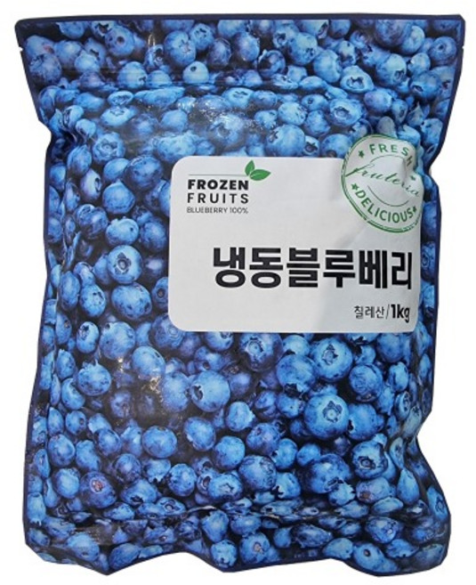 이안 칠레산 냉동 블루베리 1kg, 1개