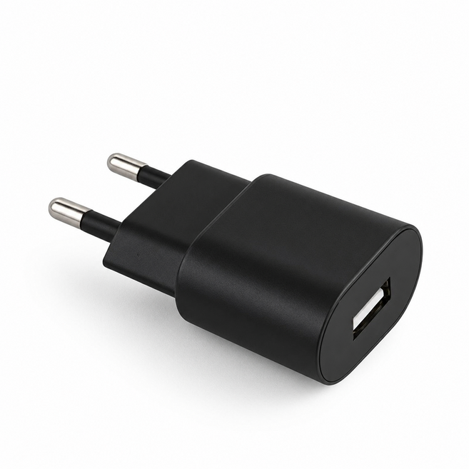 KC인증 5V 1A USB 가정용 충전기 어댑터 5W 1포트, 1개, 블랙