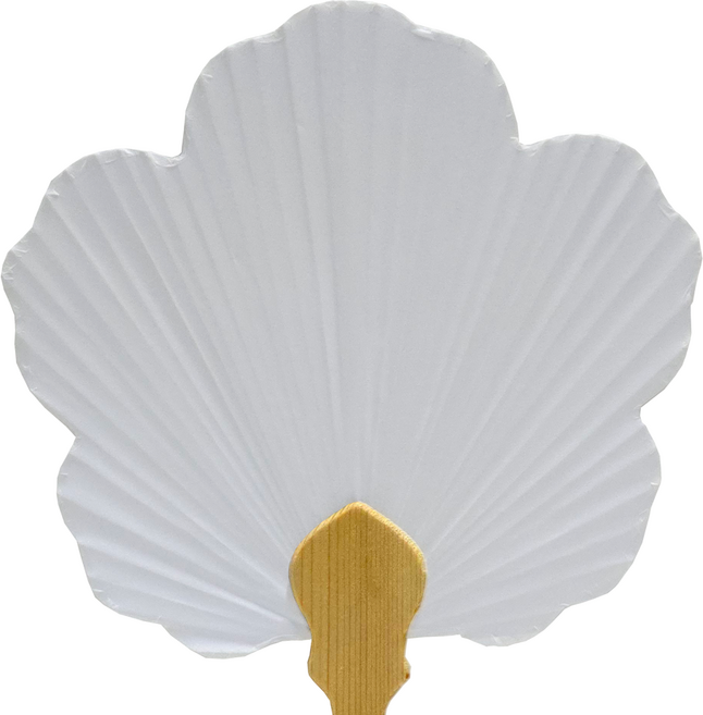 무궁화 부채만들기 단오부채 민화부채, 10개, 화이트