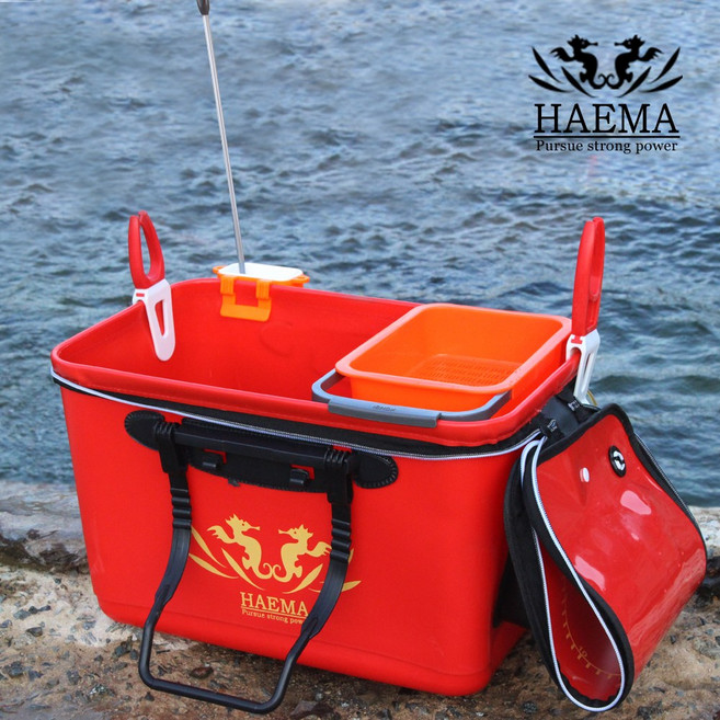 해마 하드 밑밥통 5종세트 키퍼바칸 낚시 미끼 주걱 크릴 바구니 (상세설명참조), 02-40L+미끼통+주걱통+줌+단차