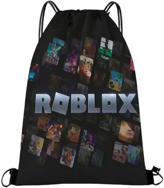 ROBLOX 로블록스 대용량 스트링백 실내화주머니 신발가방 어린이가방 선물용