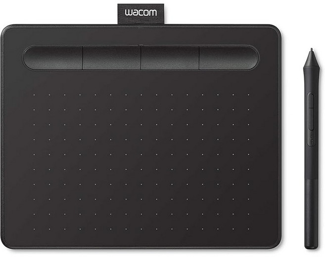 【Amazon.co.jp 한정】Wacom Intuos Small 기본 TCTL-4100/K2 와콤 펜 타블렛 판 탭 그림 그리기 소프트웨어 포함 블랙 Android에도 대응, 상세페이지 참조, 상세페이지 참조
