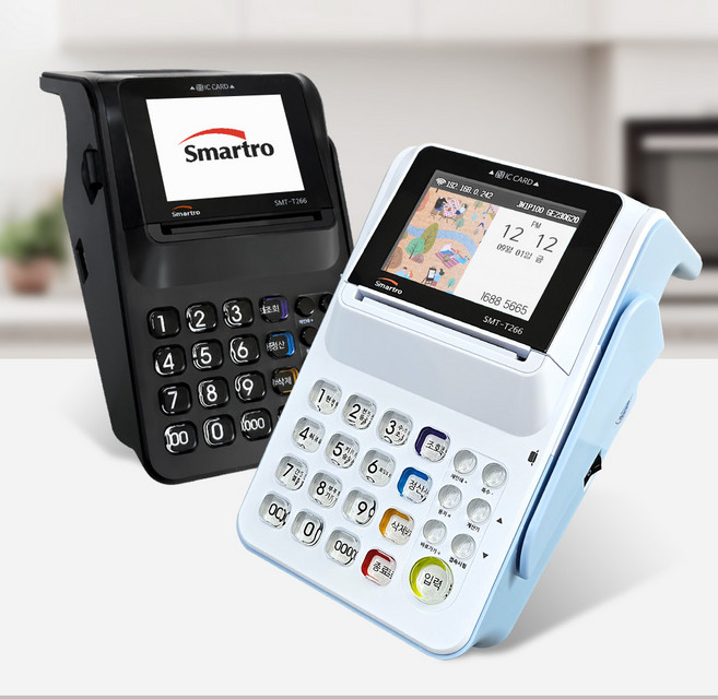 월 사용료 없는 카드단말기 스마트로 유선 와이파이 신용카드 결제 체크기, 1개, 카드사 가맹 없는 사업자