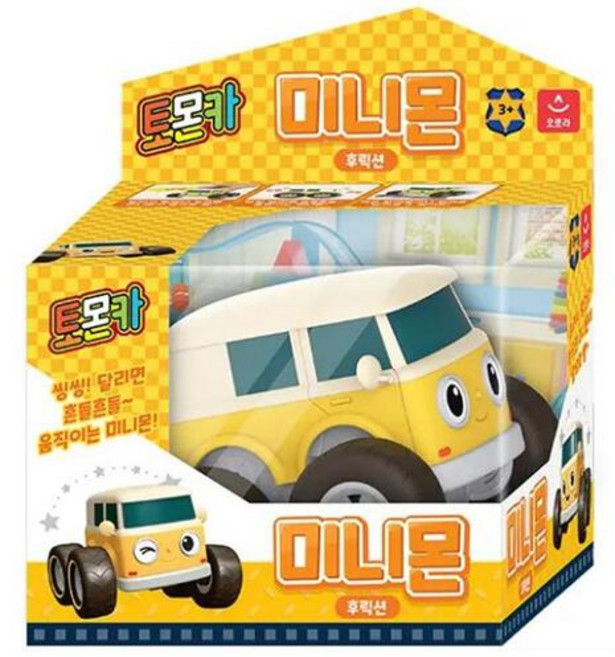 토몬카 미니몬 후릭션 자동차 장난감, 1개
