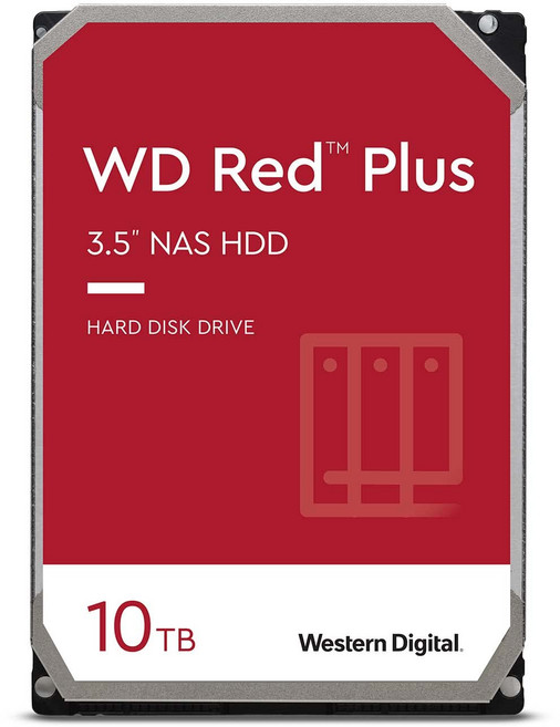 Western Digital WD Red Plus HDD 10TB CMR 3.5 SATA 7200rpm 256MB NAS WD101EFBX-EC 웨스턴 디지털