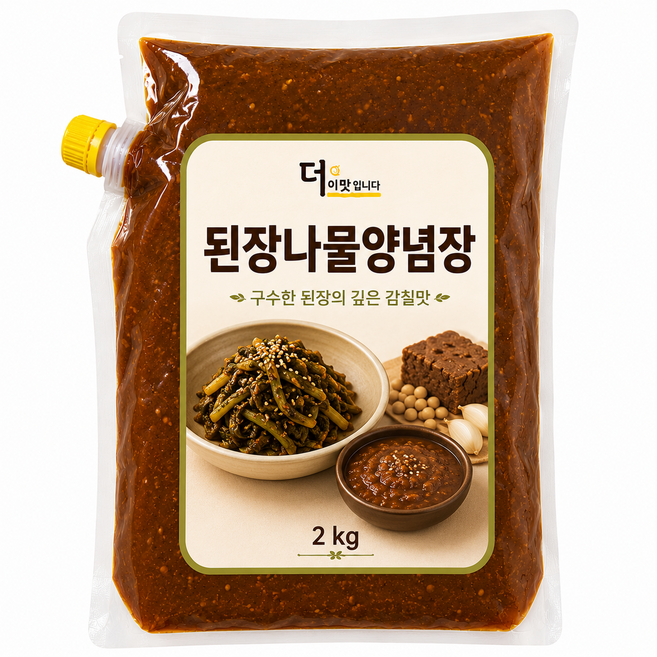 프레시플러스 된장나물양념장, 3개, 1kg