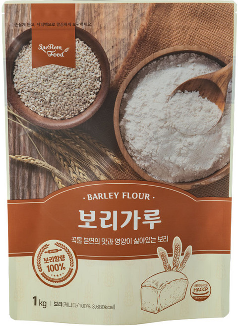 새롬푸드 보리가루, 1kg, 1개