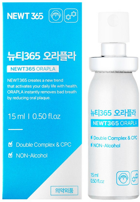 뉴티365 오라플라 구강 스프레이, 1개, 15ml