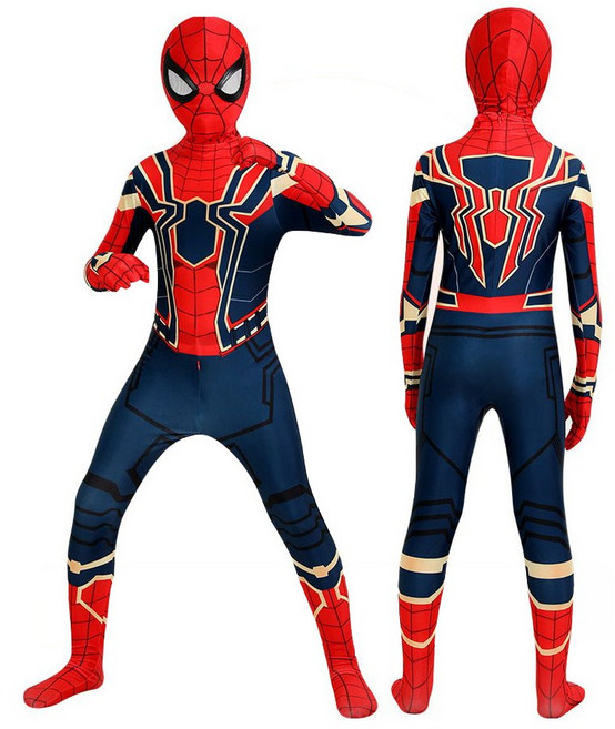 아동용 아이언 스파이더맨 옷 코스튬 슈트 할로윈 파티 놀이 의상 다나에 항공배송