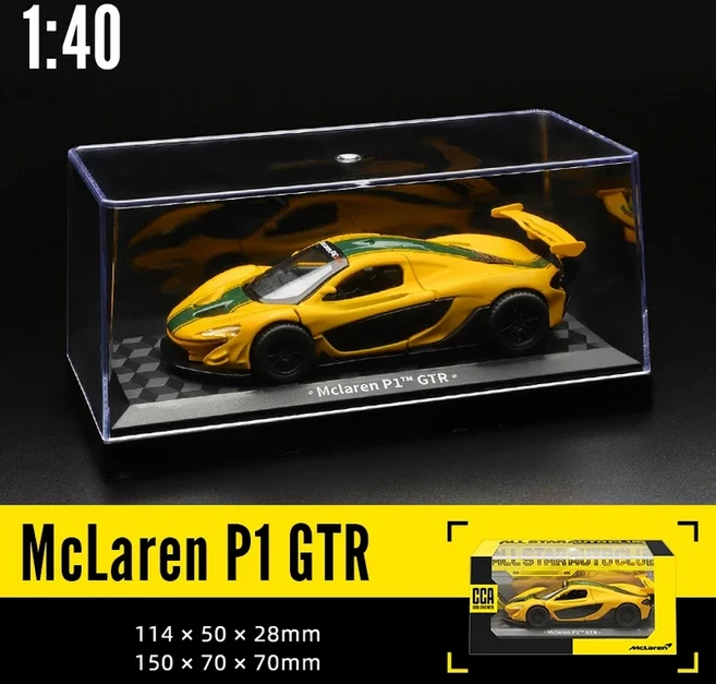 CCA MSZ 1:36~1:47 BMW M6 gt3 람보르기니 마세라티 맥라렌 랜드 로버 벤츠 자동차 모델 헬멧 아크릴 합금, 20 1-40 P1 GTR