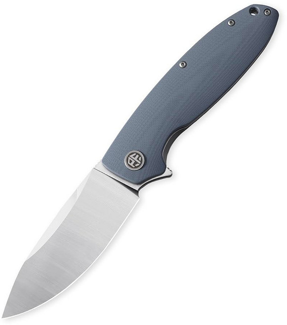 Petrified fish PFB01 Terra 3 54 D2 Steel Blade Micarta Handle Flipper Liner lock Folding knife Khaki, Blue Satin, 1개