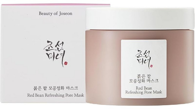 Beauty of Joseon Red Bean Refreshing Pore Mask BOJ 팥고물 모공 정화 마스크 140ml, 1개