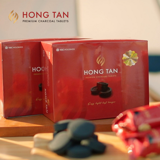 양드레 홍탄 바베큐 그릴 숯 캠핑 글램핑 차박, 100개