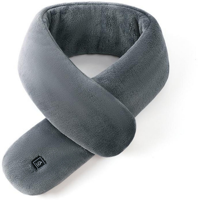 브릿지오 온열 목도리 발열 온도 조절 캐시미어 전기 보온 USB 충전식 배터리 겨울 방한 히팅 넥워머 보온 머플러