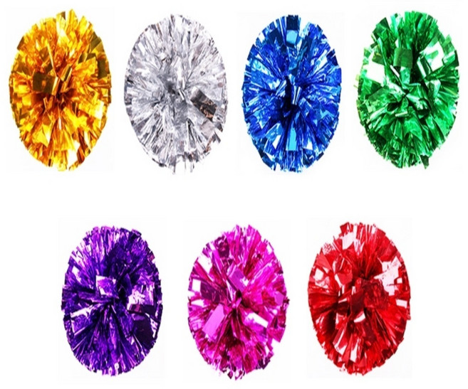 치어리더 응원수술 2p 행사소품 치어리더수술 체육대회 치어리딩수술, 퍼플, 1개