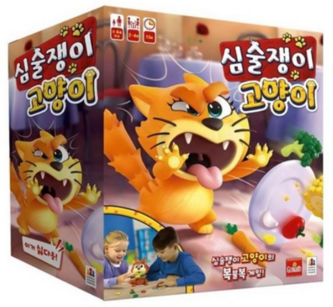 코리아보드게임즈 심술쟁이 고양이 보드게임, 혼합색상 (MIX), 10개