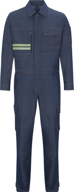 지벤 춘추 스즈끼복 [ ZB-S2046 ] 일체형정비복 스트레치 데님스타일, 1개