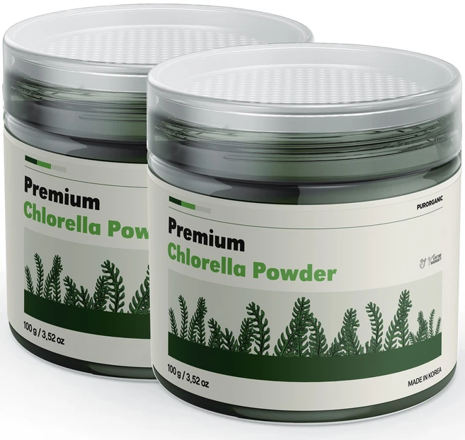 푸로가닉 퓨어 클로렐라 파우더, 2개, 100g - 쿠팡