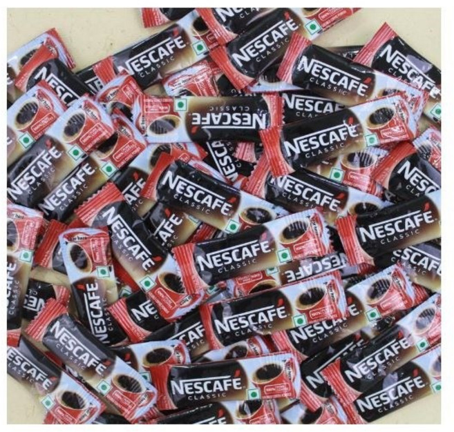 NESCAF -Nescafe Classic Instant Coffee Sachets, 1박스, 50개입, 50g