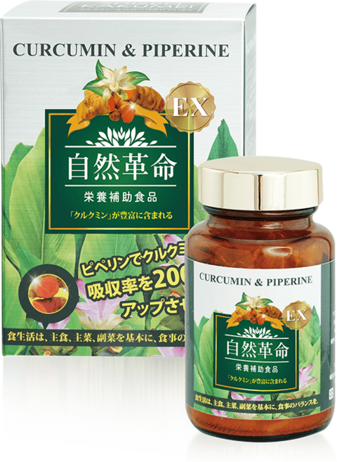 自然革命 濃縮秋薑黃EX 60顆 全素, 1個, 60份