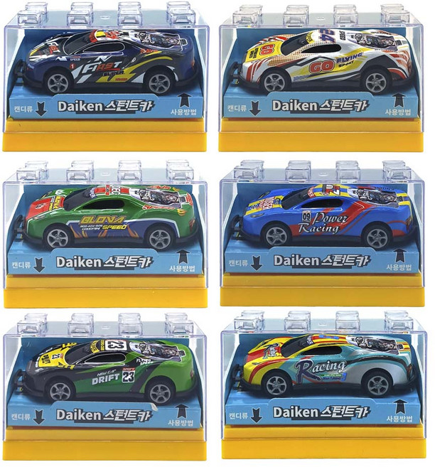 다이캐스팅 풀백 스턴트 회전카 1개 랜덤발송 장난감 자동차 선물, 랜덤