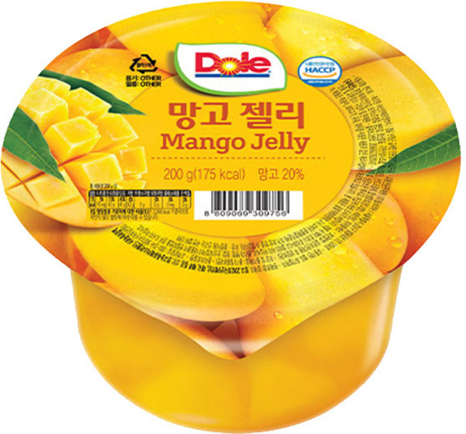 돌 망고 컵젤리 1개입, 200g, 1개