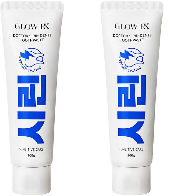 글로우알엑스 닥터시린덴티 잇몸케어 치약, 2개, 100ml