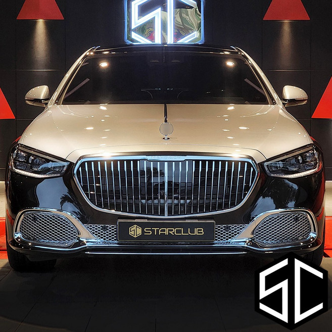 스타클럽 벤츠 마이바흐 W223 S680 프론트 범퍼 하단 크롬망 그릴 마이바흐S580, DIY장착