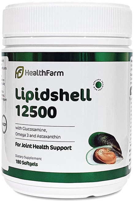 헬스팜 프리미엄 초록입홍합 리피드쉘 12500 180캡슐, 4개, 180정