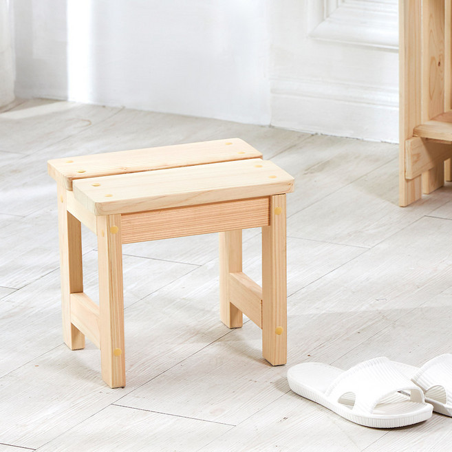 편백나무 다용도 욕실의자