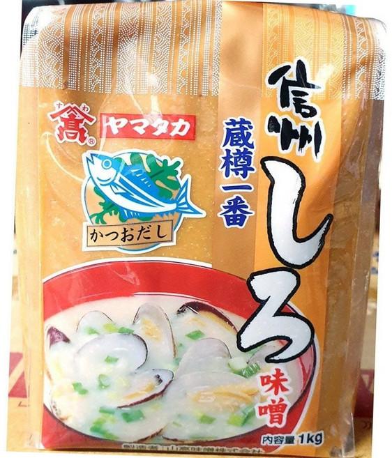 일식 신슈 백된장 시로미소 1kg 업소용 식자재 미소된장 업소용된장 일본된장