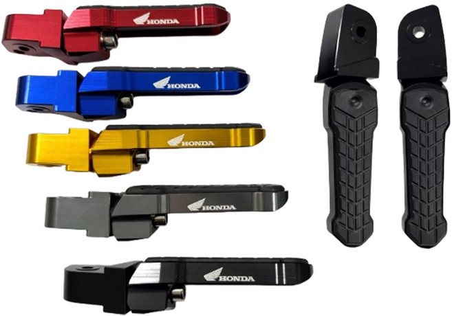 포르자 350 텐덤 발판 혼다 ADV350 호환 리어 스텝 전연식, 1세트, 골드