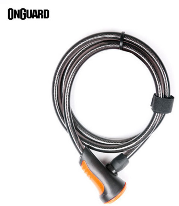 온가드 네온 케이블 키형 자물쇠 8165, 1개