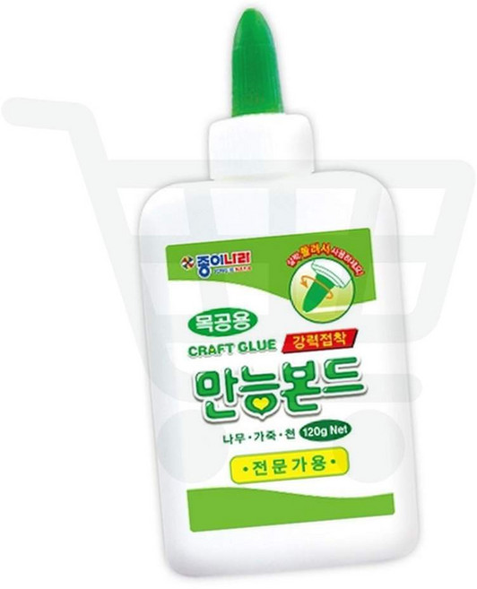 본드 120g 종이나라 만능본드 종이 나무 가죽 천 목공풀 다용도 강력 공예용 접착제