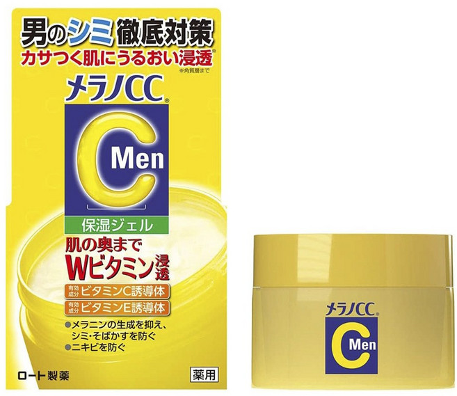 Melano CC男士用維他命C亮白護理凝露, 1個, 100g