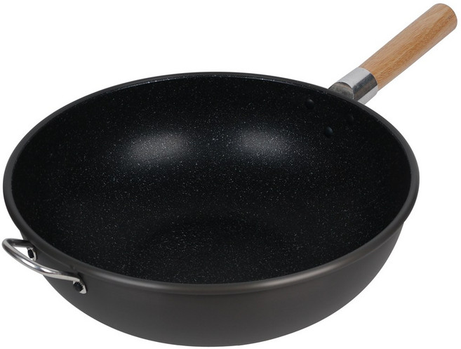 리빙i KOREA 마블코팅 중국팬 업소용웍 궁중팬, 1개, 42cm