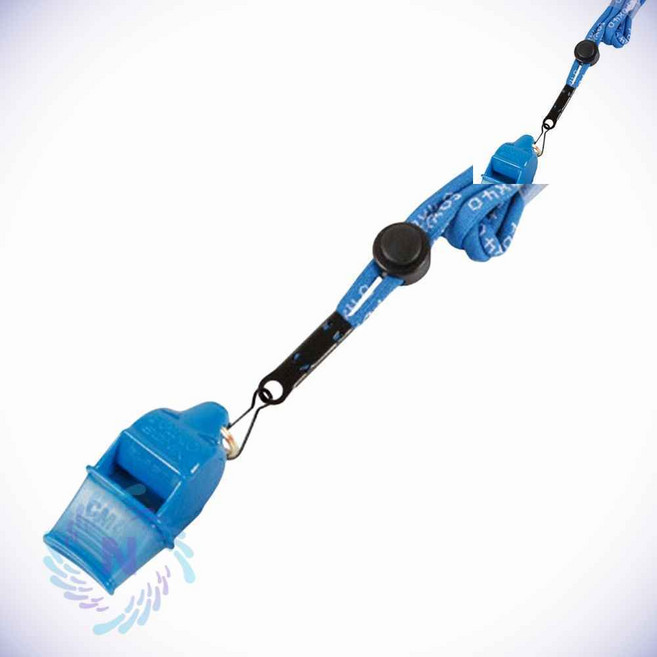 스포츠호각 호루라기 줄포함 블루 doi+46806lp