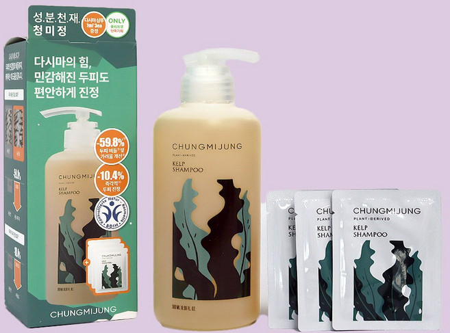 청미정 다시마 샴푸 기획 (+21ml 증정), 1개, 521ml