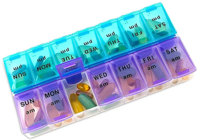 메드카 피임약 정리함 하루 두 번 2팩, 1 Count (Pack of 1) - 쿠팡