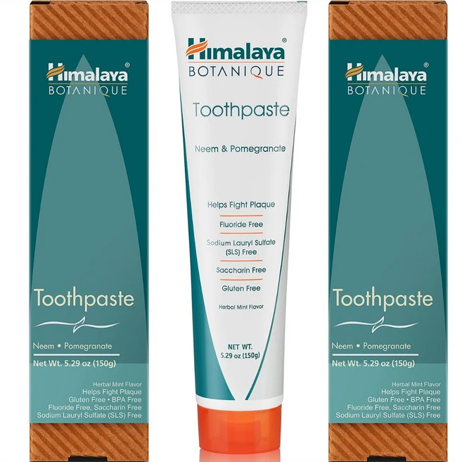 히말라야 보타니크 유기농 석류 치약 150g 2개 캐나다직배송 - 쿠팡