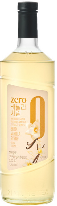 네이쳐티 zero 바닐라 시럽, 1개, 1L