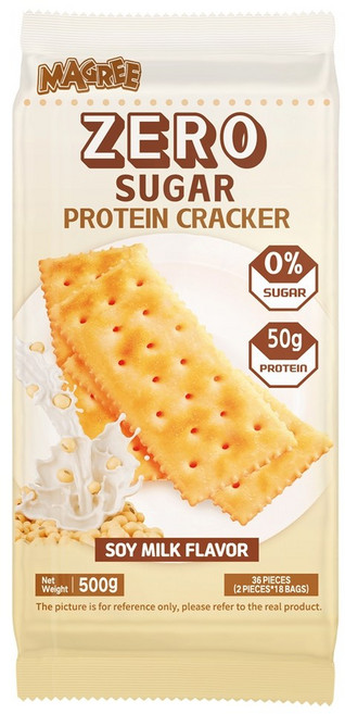 매그리 제로 슈가 프로틴 크래커 두유맛, 500g, 1개