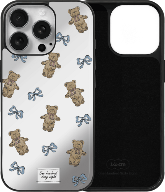 168cm 스트릿 빈티지 디자인 미러 스웨이드 케이스