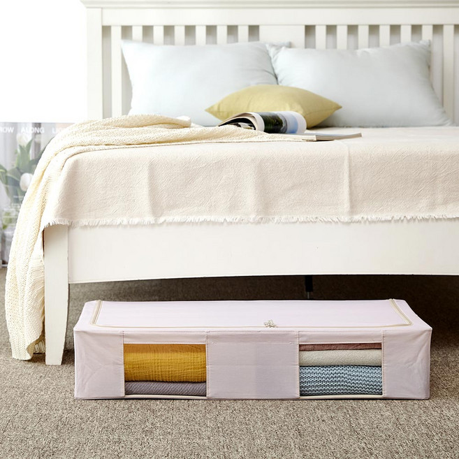 모던하우스 이불정리 윈도우 언더베드 수납함, 1개, 오트밀