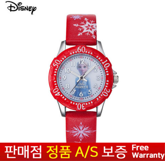 (디즈니) DISNEY [한국본사정품][무상AS] 겨울왕국 엘사 어린이 여학생 초등학생 디즈니 손목시계 D20130EL