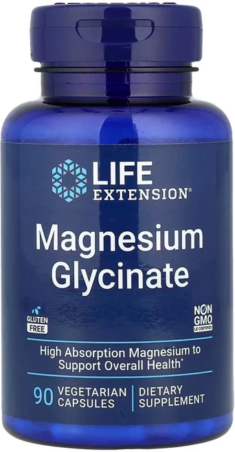 2+1 라이프 익스텐션 마그네슘 글리시네이트 105mg 베지 캡슐 90정, 3개 - 쿠팡
