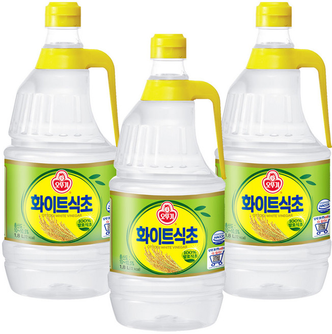 오뚜기 화이트 식초, 1.8L, 3개
