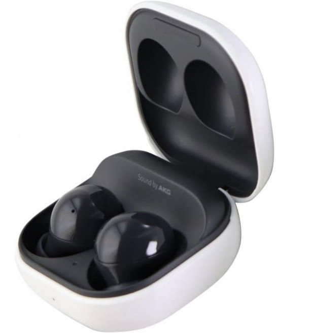 SAMSUNG 삼성 갤럭시 버즈2 트루 무선 이어버드 노이즈 캔슬링 앰비언트 사운드 블루투스 경량 컴포트 핏 터치 컨트롤 인터내셔널 버전 (그라파이트), GRAPHITE, 01그래파이트, 1개