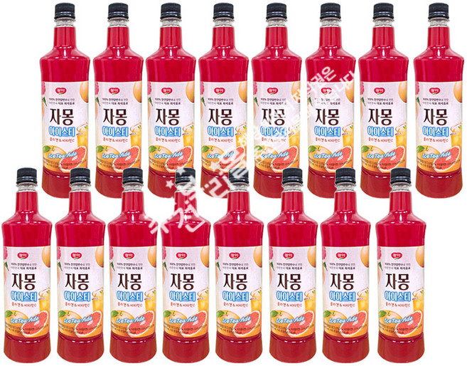 광야식품 자몽 아이스티 베이스, 970ml