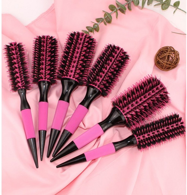 더로우 대왕 돈모 롤빗 전문가용 헤어브러쉬 핑크 에디션, 1개, 1호